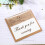 Κάρτες Eease Rustic Linen Place για Γάμους και Πάρτι (10 τεμάχια) 4