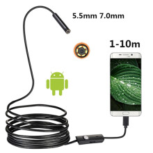 7MM 6 LED Endoscope Waterproof Borescope Inspection Camera 1.5M