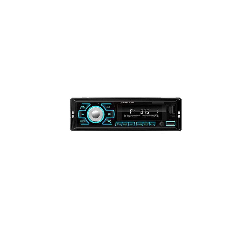 New 7-Color Fm Tram Bluetooth 12V Mp3 Player Card Slot U Disk Multimedia Radio Light 9773935984769