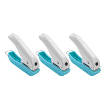 3PCS Paper Hole Punch Shapes, Single Puncher for Crafts,Handheld Circle/Star/Heart Tags