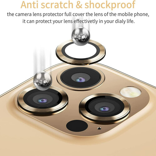 Προστατευτικό φακού κάμερας LEEYNEER3Pack συμβατό με iPhone13Pro Max/13Pro, σκληρυμένο γυαλί HD, 2
