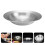 LIYUNMIAO Luxshiny Camping Essentials Μπολ για ζυμαρικά με φαρδύ χείλος, από ανοξείδωτο ατσάλι 20 εκ. 2