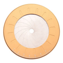 Adjustable Round Drawing Ruler 10mm to 77mm Round Rotatable Compass Ruler Woodworking Tool for Measuring Gauging
