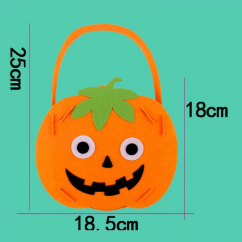 Παιδικό τσαντάκι Federra για το Halloween, κιτ DIY, τσάντες με γλυκά από κολοκύθα και 1