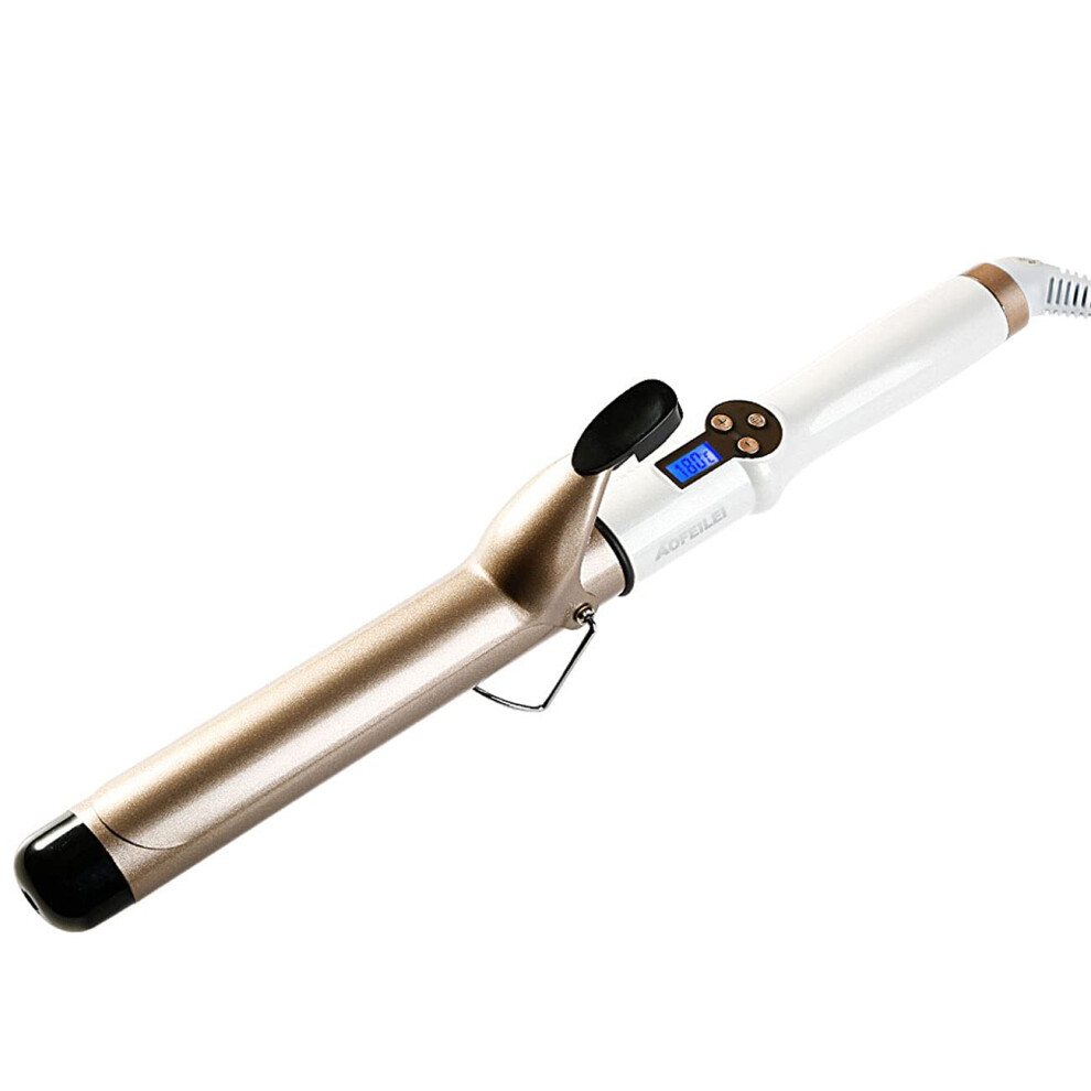 32mm Ceramic Curling Wand, Professional Hair Curling Iron with LCD Temperature Control