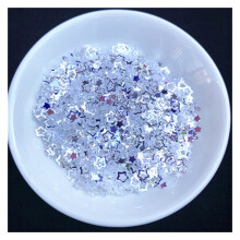 Nail Art Sequins 4mm Hollow Plum PET Glitter Confetti for Wedding Decor and Crafts 10g Pack