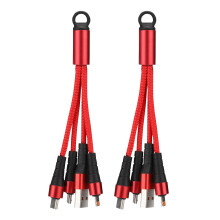 Nabíjejte s jistotou, 3v1 multifunkční nabíjecí kabel, odolný odvíjecí design odolný proti zamotání, rychlé nabíjení se zesíleným
