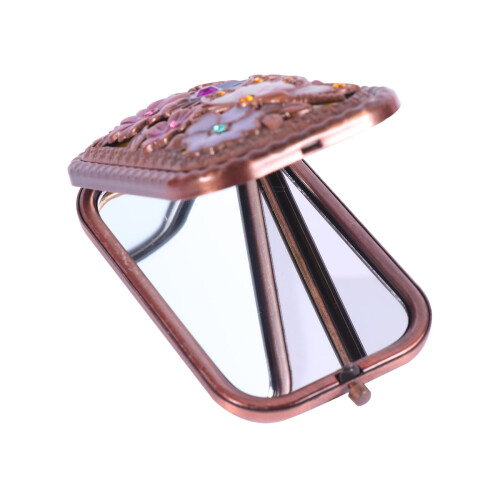 NUOLUX Mirrormakeup Συμπαγές Μικρό Πορτοφόλι Τσάντας Μικρό Πορτοφόλι με Καθρέφτη Vintage 2
