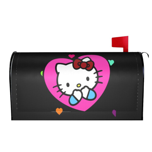 Χαριτωμένο Hello Kitty, κουτί αλληλογραφίας με κινούμενα σχέδια, κάλυμμα κουτιού 1