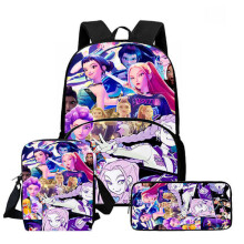 Zaino K-Pop Demon Hunter, borsa a tracolla, borsa per il pranzo, astuccio, zaino scolastico 3PKWKH006