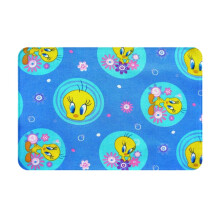 Tweety Bird personlig flanellteppe innendørs til hjem, soverom, bad, kjøkken, gulvmatte dekorteppe vannabsorberende hvit 16x24 tommer