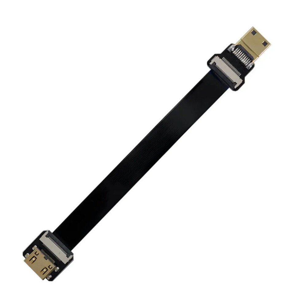 For Mini Hdtv Male To Mini Hdtv Female Extension Fpc Flat Cable 1080P For Fpv Hdtv Multicopter Aerial 9433291523971