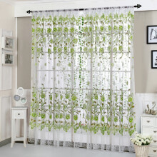 Cortina transparente Peony da EIGTHTAIL em promoção, tecido de tule transparente para janela, modelo voile, com 1 painel.