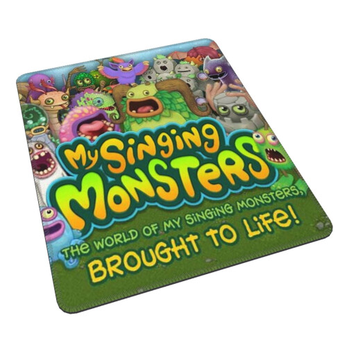 Mouse Pad My Singing Monsters 10x12" με ραμμένη άκρη, αντιολισθητική βάση από καουτσούκ, 1