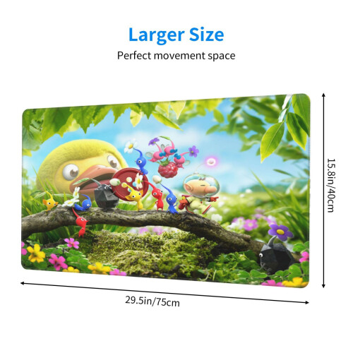 Pikmin Mouse Pad Gaming Mouse Pad Μεγάλο Mouse Pad Αντιολισθητικό Λαστιχένιο Mouse Pad Για Εργασία και 2