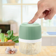 Hachoir à ail électrique, mini hachoir à légumes portable de 250 ml, mixeur sans fil pour oignons, gingembre, piments, fruits, viande, etc.