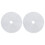 2 discos de polimento diamantados úmidos de 5 polegadas (125 mm) para mármore e granito, grãos 30 1