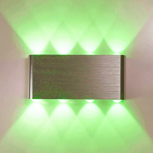LINLIN8W Φωτιστικά τοίχου LED Πάνω & Κάτω, Φωτιστικό αλουμινίου εσωτερικού χώρου για