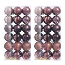 Bouanq 72 Stück 4 cm Weihnachtsbaumkugeln - Weihnachtsbaumschmuck, festliche Deko, Geschenkideen für Zuhause und Partys, kompatibel mit Weihnachts-