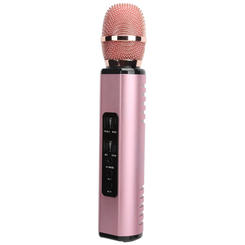 Fun Voice Change Effect, Wireless Karaoke Microphone with Echo, Treble, Bass Control for Customized Singing Experience 1
