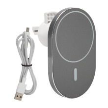 Ultramagnetisk bilfeste for MagSafe, hurtiglading, dashbordfeste med hurtiginstallasjon, ikke-blokkerende, justerbar vinkel, sterk magnetkraft, 360