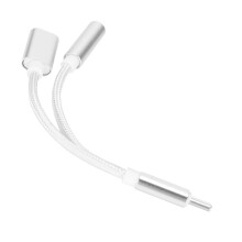 Digital Hi Fi Audio Adapter Lightning To 3 5Mm Jack Premium Stable Signal Noise Reduction Technology For Iphone Ipad Compatibility Simultaneous Chargi