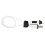 Multifunkční datový kabel OTG USB, micro USB samec na USB A samec s integrovanými HUB porty, odolný materiál, tenký design pro tablety, 8