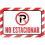 Semn spaniol No Estacionar No Parking 1