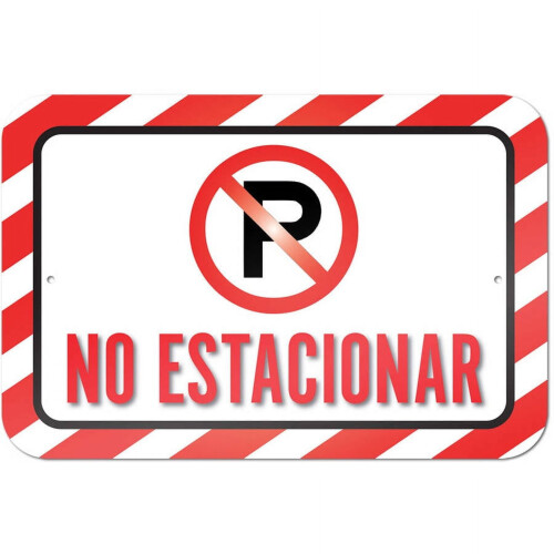 Semn spaniol No Estacionar No Parking