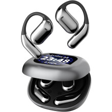 Öppen öra Bluetooth 5.4-hörlurar, trådlösa hörlurar Sport Over-hörlurar Inbyggda med öronkrokar 40 timmars speltid Ear