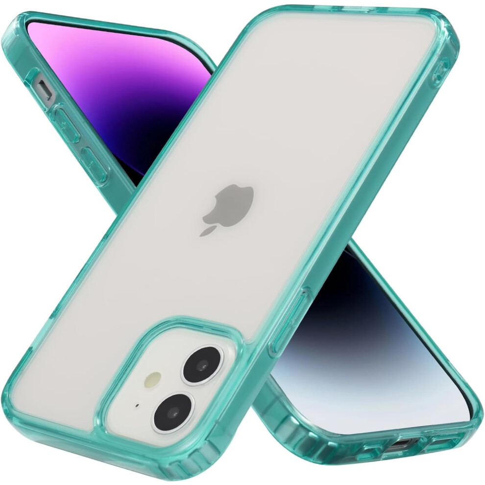Shockproof Iphone 12 Case, Compatible With Iphone 12 Pro, Drop Protection, Slim Translucent Case For 6.1" Iphone 12/12 Pro Green 9773935782594
