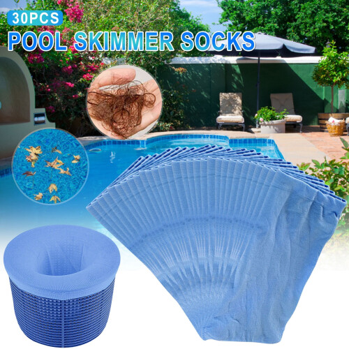 Κάλτσες Pool Skimmer Luckky30Pack, συμβατές με τα τυπικά καλάθια skimmer για υπέργειες και 2