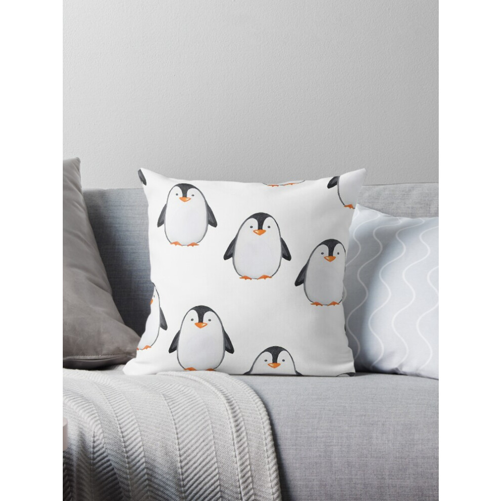 A New Cute Woodland Animals Face Mask Phone Case Watercolor Animals Kids Penguins Pillow Covers 9773935782532