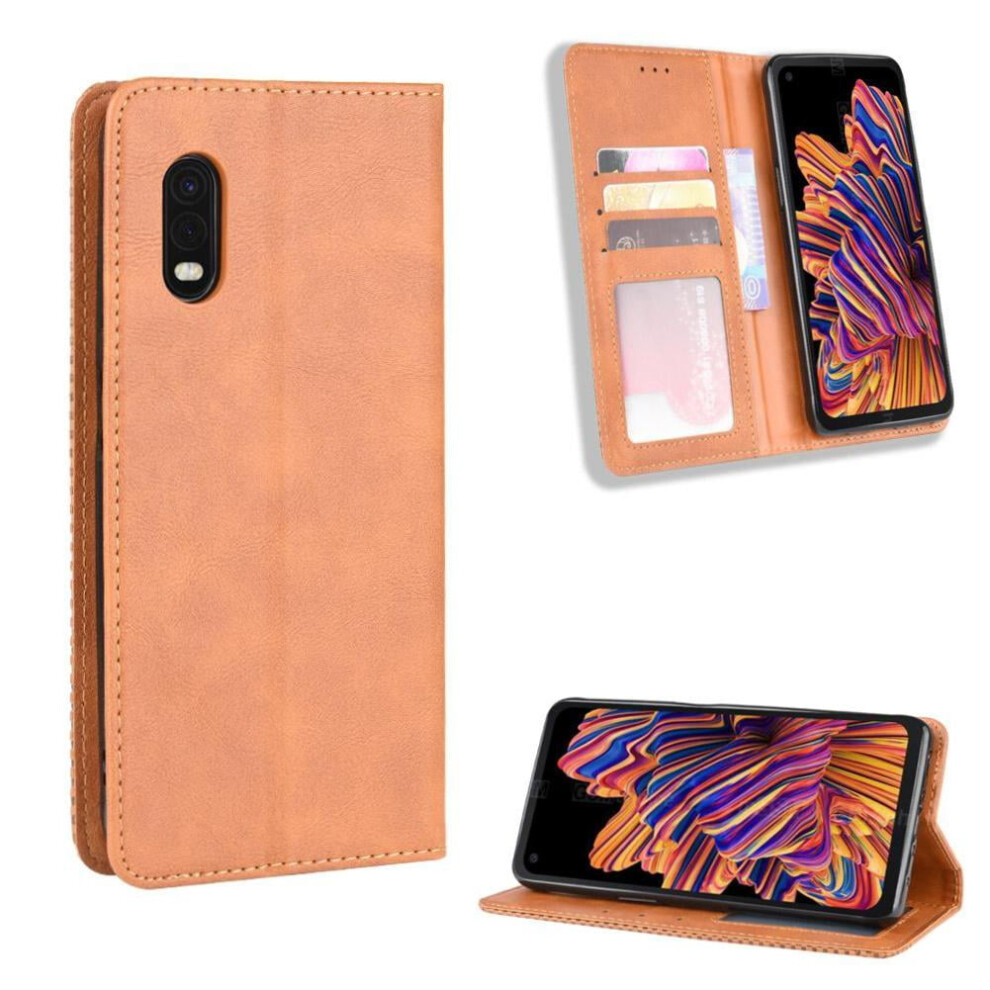 Case For Compatible With Samsung Galaxy Xcover Pro Pu Leather Magnetic Closure Wallet 9773935782549