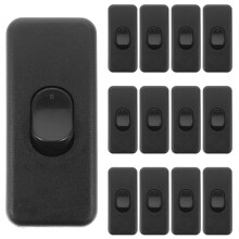 Rocker Push Button Switch Inline Light Black Floor Lamps Blackstome Cord Ship Type Desk