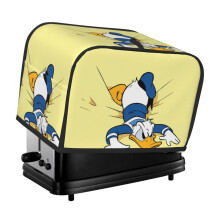 Donald Duck Toaster Cover 2 Slice, Bread Dust Cover & Fingerprint Protection-Polyester, Kitchen Small Appliance Covers