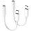 [2 τεμάχια] Προσαρμογέας USB C σε 3,5 χιλ., Καλώδιο Aux Audio Dongle Συμβατό με Galaxy S22/S21/Note20/A53, 1