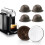 5 capsule/cialde di caffè ricaricabili e riutilizzabili per macchina Nespresso Vertuo 8