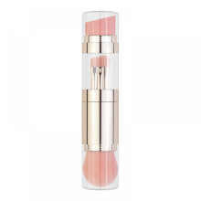 Pinceaux de maquillage Prettyui5en1Pro Or : Fond de teint, Sourcils, Lèvres, Ombre à paupières