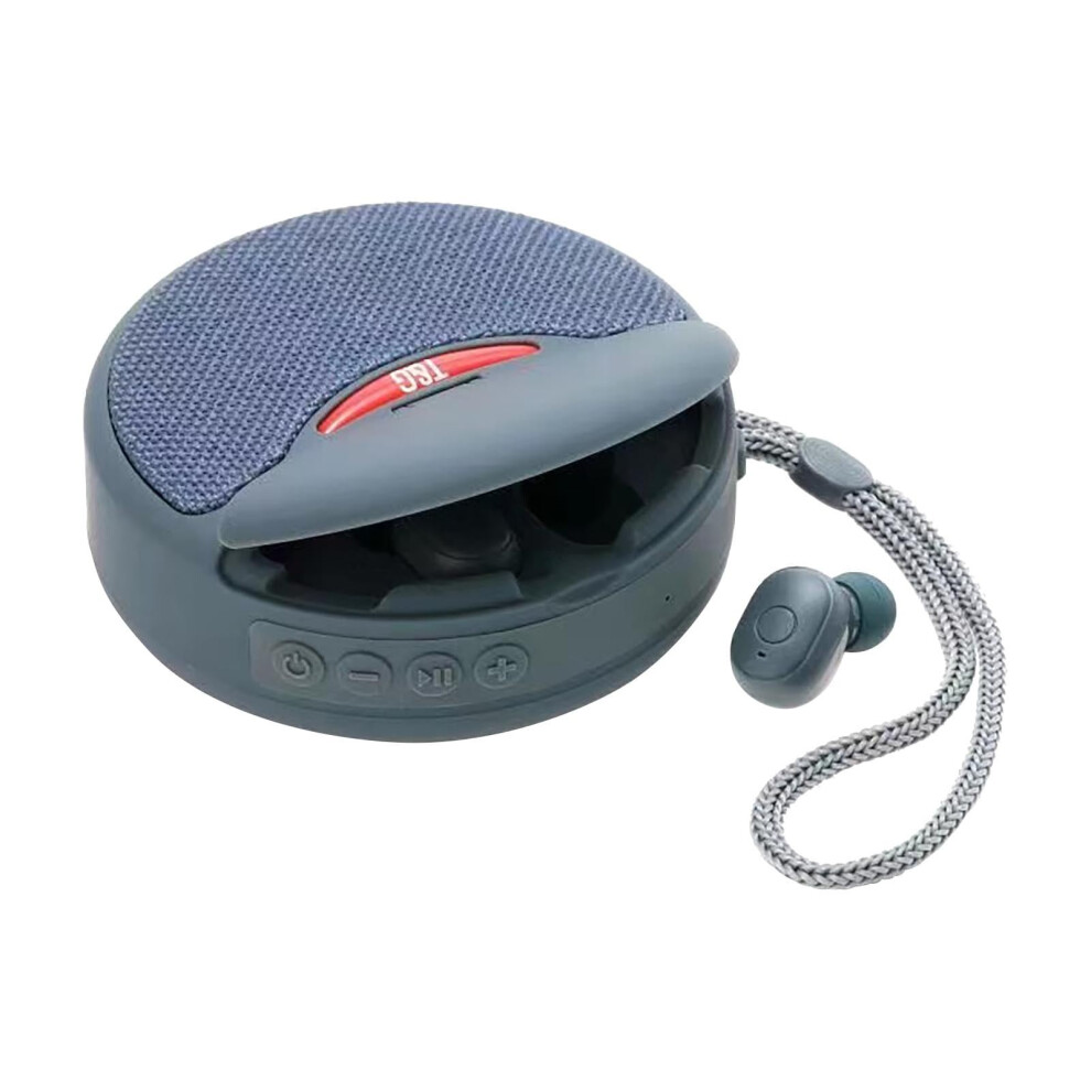 Eqwljwe Mini Wireless Bluetooth Speaker Wireless Earphone Two-In-One Stereo Hands-Free Earbuds Bluetooth Headset Holiday Clearance 9773935874404