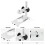 Adjustable Base Microscope Stand USB Lifting Holder Bracket Support Aluminum Alloy 3