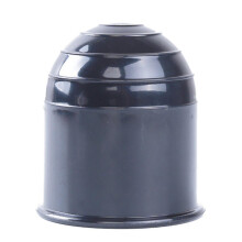 Universal 50mm Tow Ball Cover Black, Weather Resistant Trailer Hitch Ball Cap for Car Truck RV