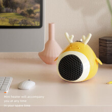 Ventilador calefactor Ympuoqn, ventilador de circulación de calor, 2 patrones, 400-500 W, protección contra sobrecalentamiento, pequeño, para