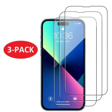 3 kpl - yhteensopiva iPhone 14Pro Maxin karkaistun lasin näytönsuojan kanssa