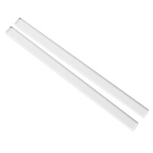 2 piezas de herramienta acrílica para extender galletas y pasteles, regla de equilibrio, regla para medir el grosor del glaseado de fondant y