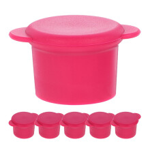 6 stuks siliconen stoppers voor op tafel, snoepkleurige wijnflesdoppen