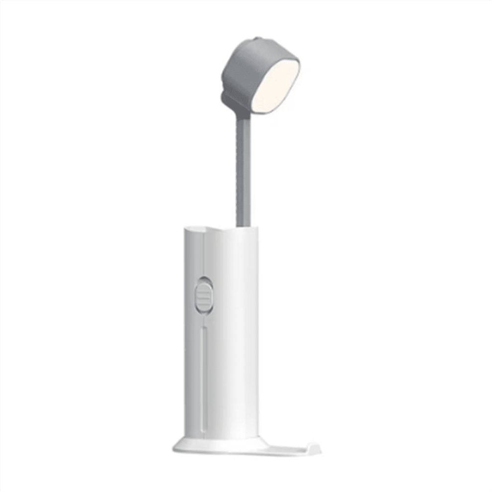 Mini Power Bank With Portable Led Learning And Reading Small Table Lamp Suitable For Families 1200 Mah White 9389440588844