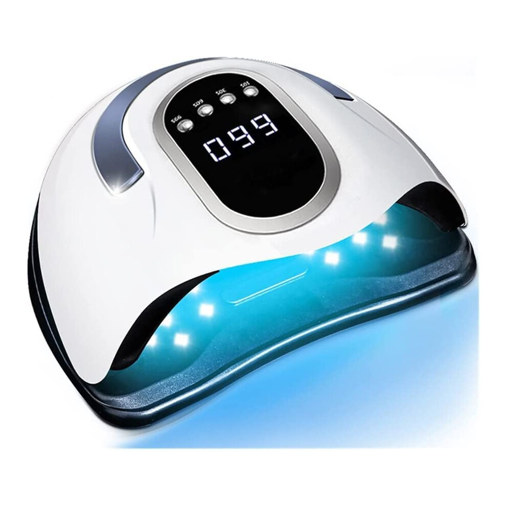 57 LED Nail Lamp Gel Polish Dryer with Fast Curing Smart Sensor for Manicure and Pedicure