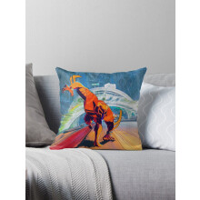 ALMUS Across The Spider Verse - Fundas de cojín decorativas de Miguel Ohara (1 unidad) para sofá, estilo rústico.