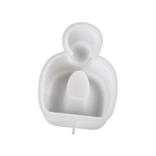 Molde de silicone para fabricação de velas, molde para resina, molde para decoração de casa, molde para fazer velas, artesanato DIY.